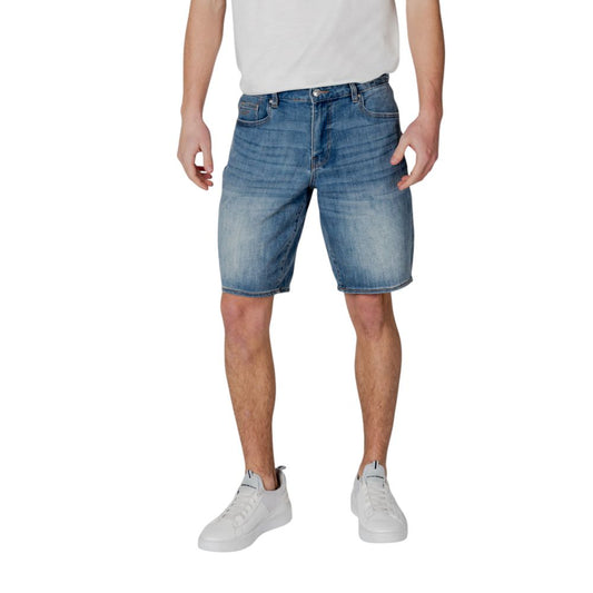 Armani Exchange Blue Polyester Bermuda Shorts 1728,71956299936,Armani Exchange,Bermuda - Shorts - Clothing,Blue,Clothing,Men,New with tags,Shorts - Clothing,W29,W33