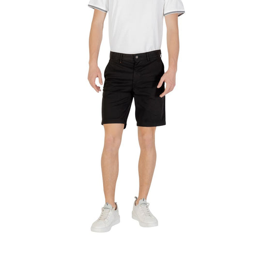 Hugo Boss Black Cotton Bermuda Shorts 1728,71956299936,Bermuda - Shorts - Clothing,Black,Clothing,Hugo Boss,Men,New with tags,Shorts - Clothing,W29,W30
