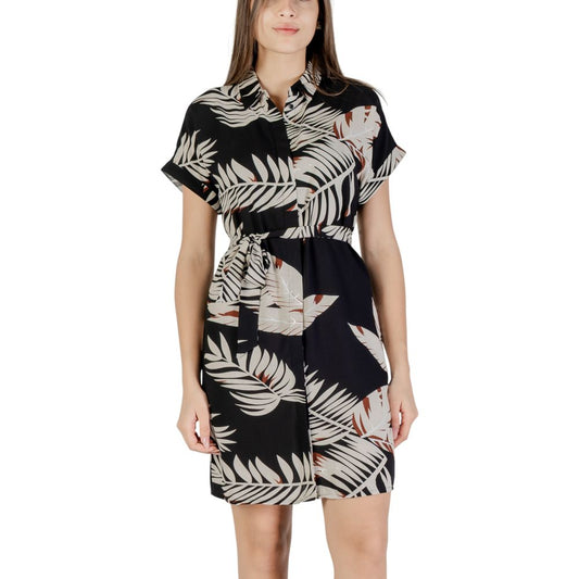 Vero Moda Beige Viscose Short Dress