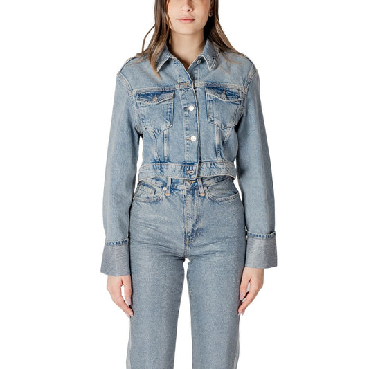 Only Light Blue Organic Cotton Denim Jacket 1728,71956299936,Clothing,Denim Jackets - Jackets & Coats - Clothing,IT42|M,IT44|L,Jackets & Coats - Clothing,Light Blue,New with tags,Only,Women,XL