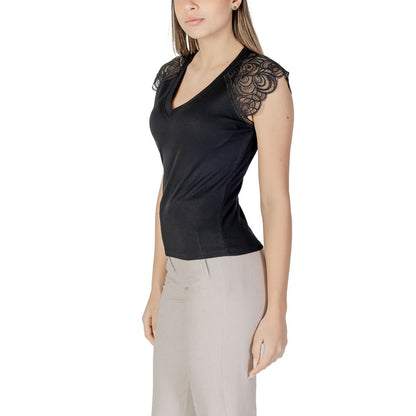 Morgan De Toi Black Recycled Polyester Tank Tops