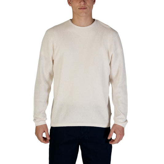 Jack Jones White Cotton Sweatshirt 1728,71956299936,Clothing,IT52 | XL,Jack Jones,Men,New with tags,Sweaters - Clothing,Sweatshirts - Sweaters - Clothing,White