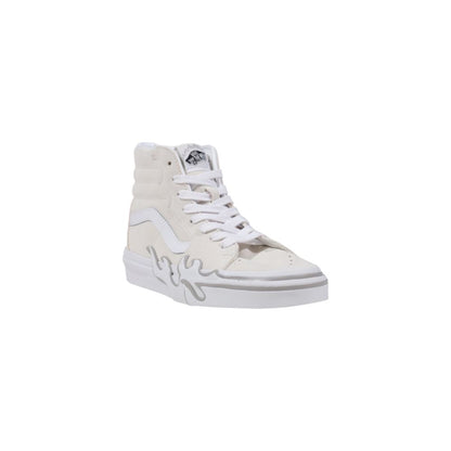 Vans White Suede Leather High Top Sneakers