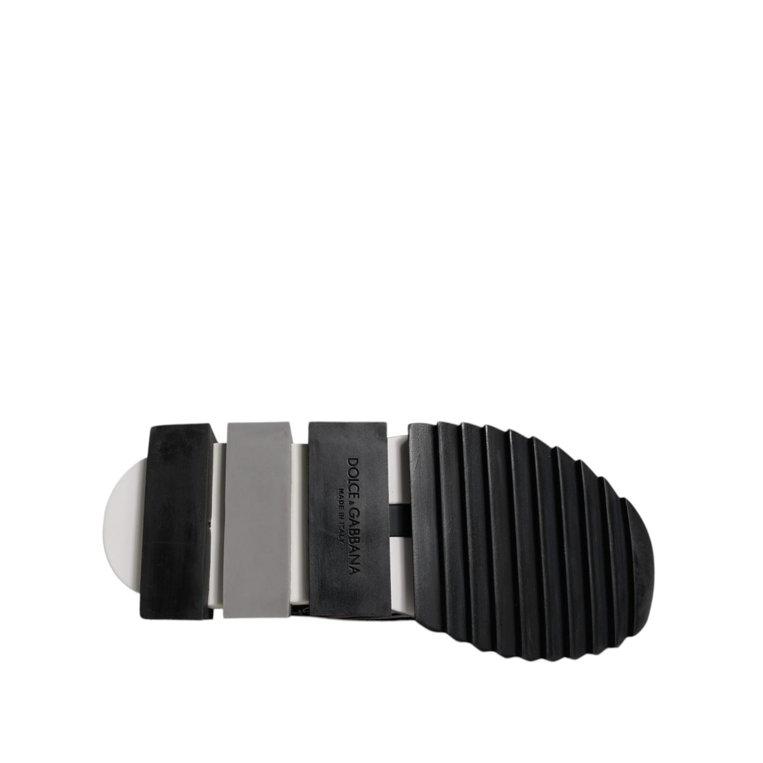 Dolce & Gabbana Black White Slip On Sorrento Sneakers Shoes