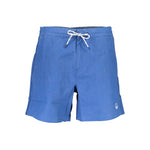 North Sails Blue Polyester Swimwear with lace, pockets, and organic cotton details.