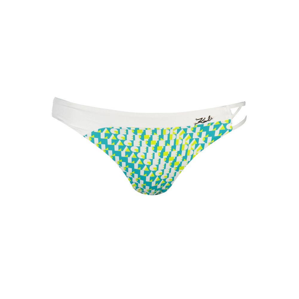 Karl Lagerfeld Green Elastane Swimwear