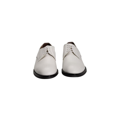 Roberto Pepe Luxury White Calfskin Men Loafer