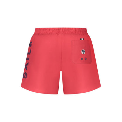 North Sails Red Cotton Swimwear
