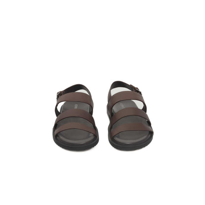 Cerruti 1881 Brown Cowhide Men Sandal
