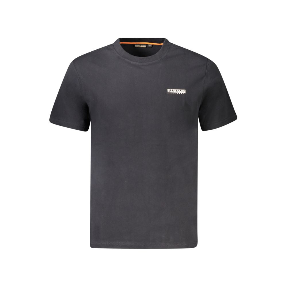 Napapijri Black Cotton Men T-Shirt