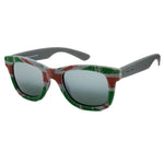 Italia Independent Bicolor Acetate Sunglasses with gray green frame, measuring 52/12/135 mm, perfect for women seeking stylish eyewear.