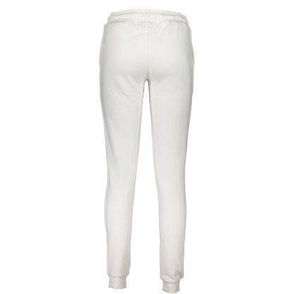Cavalli Class White Cotton Pant