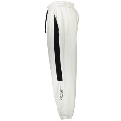 Calvin Klein White Cotton Men's Sport Trouser