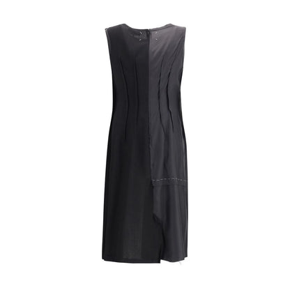Margiela Black Acetate Casual Dress