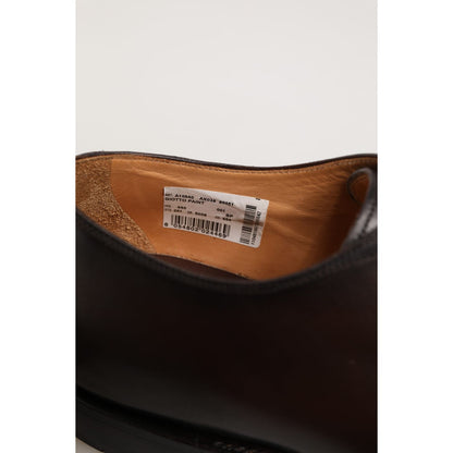 Dolce & Gabbana Brown Leather Lace Up Dress Men Derby Shoes