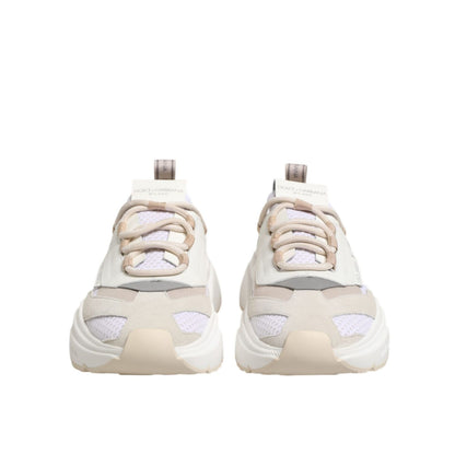 Dolce & Gabbana Multicolor Daymaster Low Top Sneakers Shoes with chunky silhouette and sleek design front view