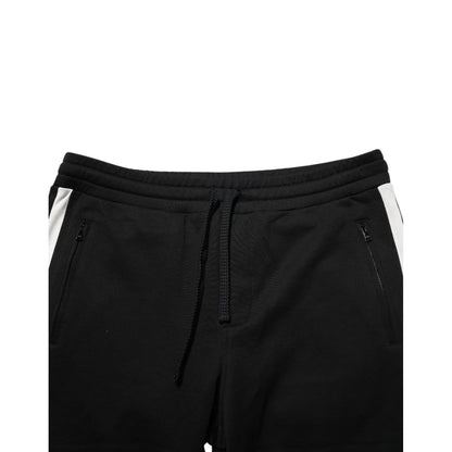 Dolce & Gabbana Black Cotton Jogger Sweatpants Trouser Pants