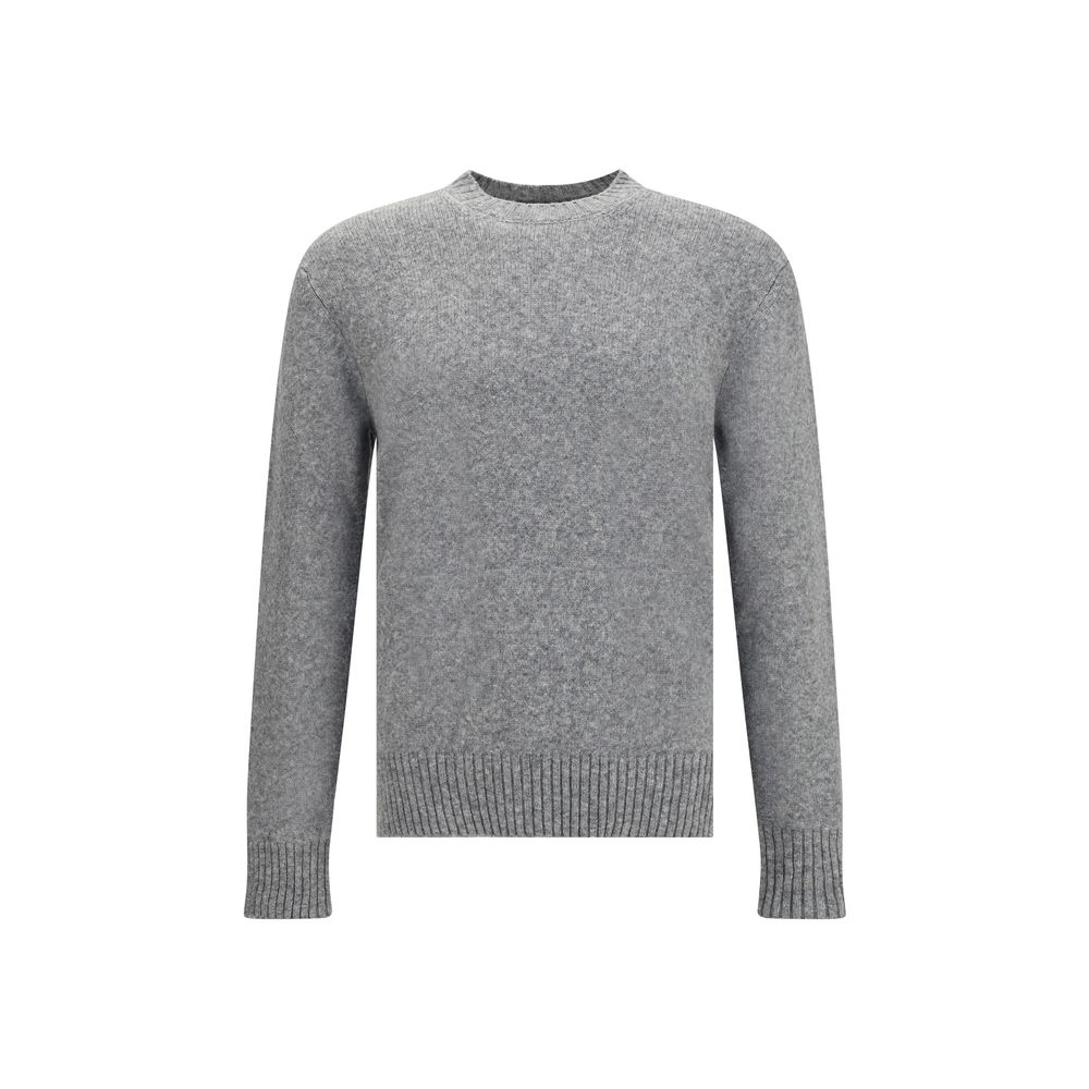 Dolce & Gabbana Gray Fleece Wool Sweatshirt