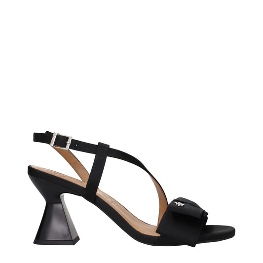 Ganni Black Fabric Platform Sandals 1728,75667636384,Black,EU39/US9,EU41/US11,Ganni,New with tags,Platforms - Sandals - Shoes,Sandals - Shoes,Shoes,Women