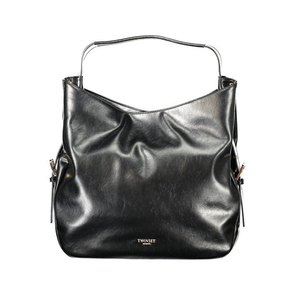 Twinset Black Polyethylene Women Hobo Bag