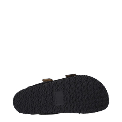 Isabel Marant Black Leather Slippers