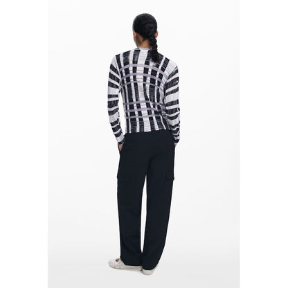Desigual White Viscose Sweater