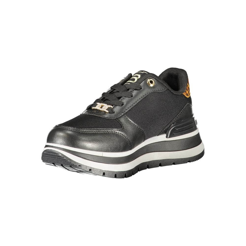 Laura Biagiotti Black Polyester Women Sneaker