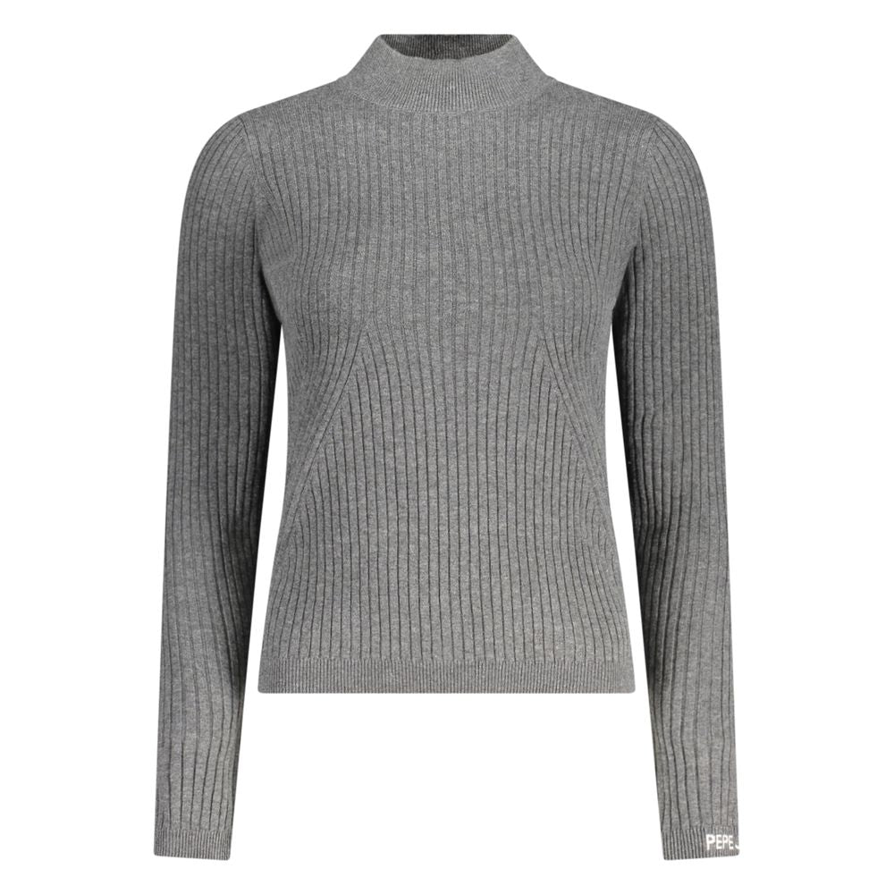 Pepe Jeans Gray Cotton Sweater