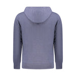 Accademia Militare Blue Cotton Men's Hooded Sweater
