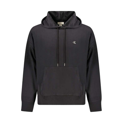 Calvin Klein Black Cotton Men Sweatshirt
