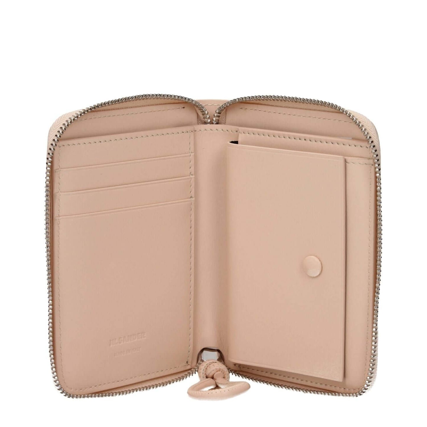 Jil Sander Pink Leather Wallet