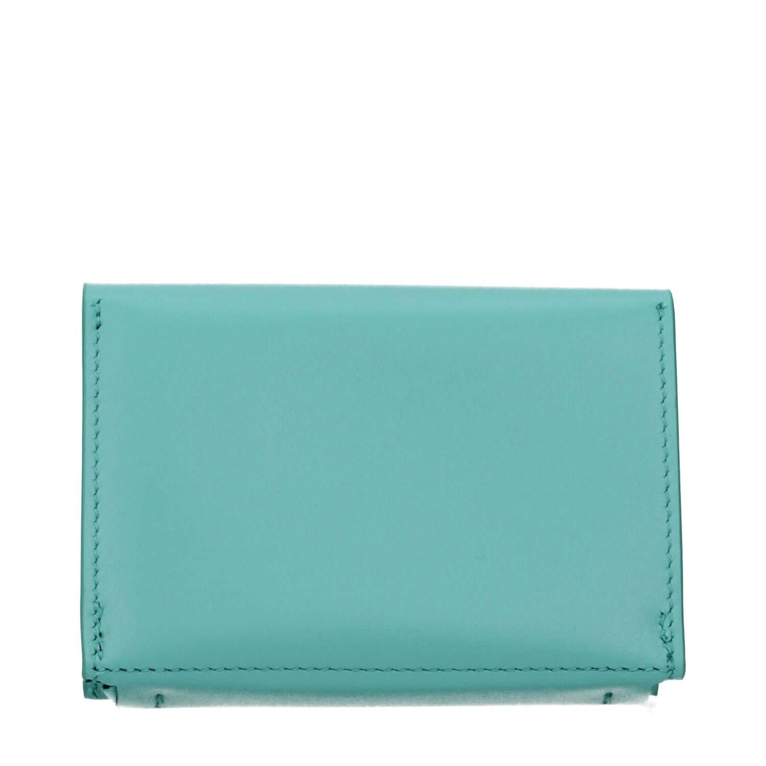 Jil Sander Green Leather Cardholder