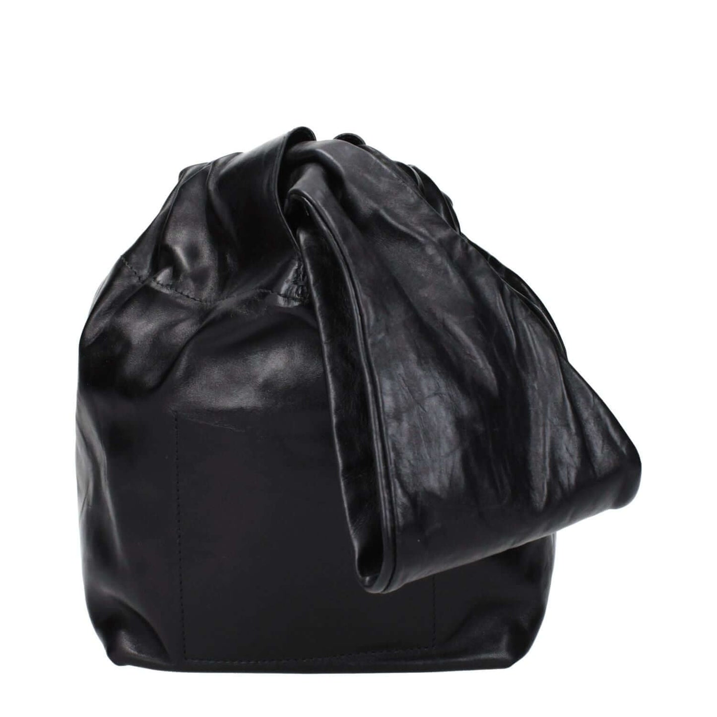Jil Sander Black Leather Handbag