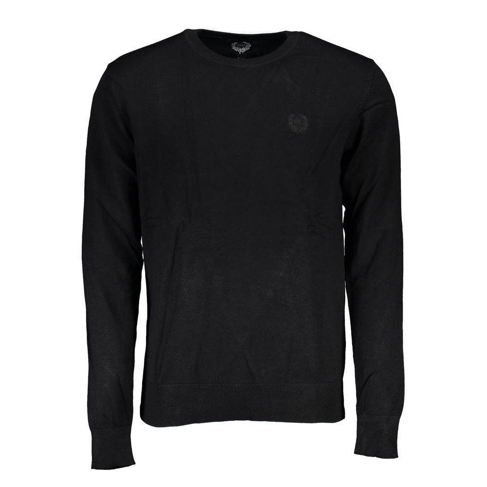 Gianmarco Venturi Black Viscose Men's Sweater