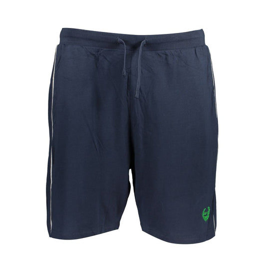 Gianmarco Venturi Blue Cotton Men's Track Pant 1728,67403481248,Blue,Clothing,Gianmarco Venturi,L,M,Men,New with tags,Shorts - Clothing,Sportswear - Clothing,XL,XXL