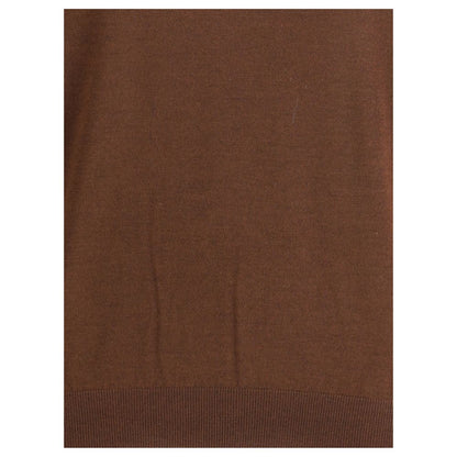 Saint Laurent Brown Cashmere Turtleneck