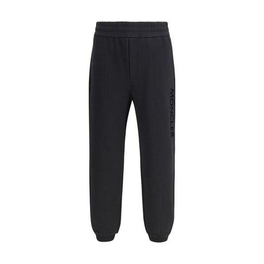 Moncler Black Cotton Sweatpants