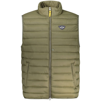 Armata Di Mare Verde Poliammide Men's Jacket 1728,3XL,67403481248,Armata Di Mare,Clothing,Green,Jackets & Coats - Clothing,L,M,Men,New with tags,S,Sleveless Jacket - Jackets & Coats - Clothing,XL,XXL