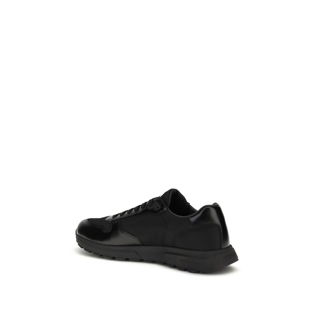 Prada Black Recycled Polyamide Athletic Sneakers