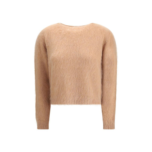 Max Mara Brown Polyamide Sweatshirt