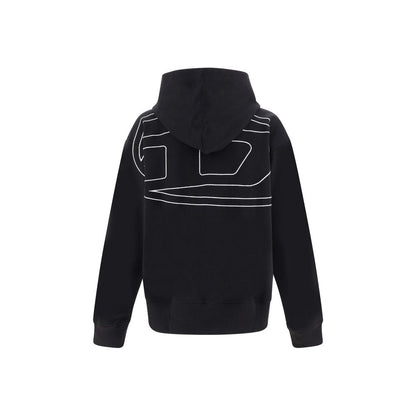 Diesel Black Elastane Sweatshirt
