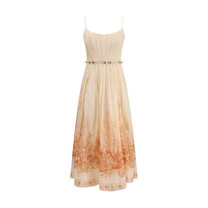 Zimmermann Multicolor Cotton Long Dress 1,1728,2,72470364320,Clothing,Dresses - Clothing,Long - Dresses - Clothing,Multicolor,New with tags,Women,Zimmermann