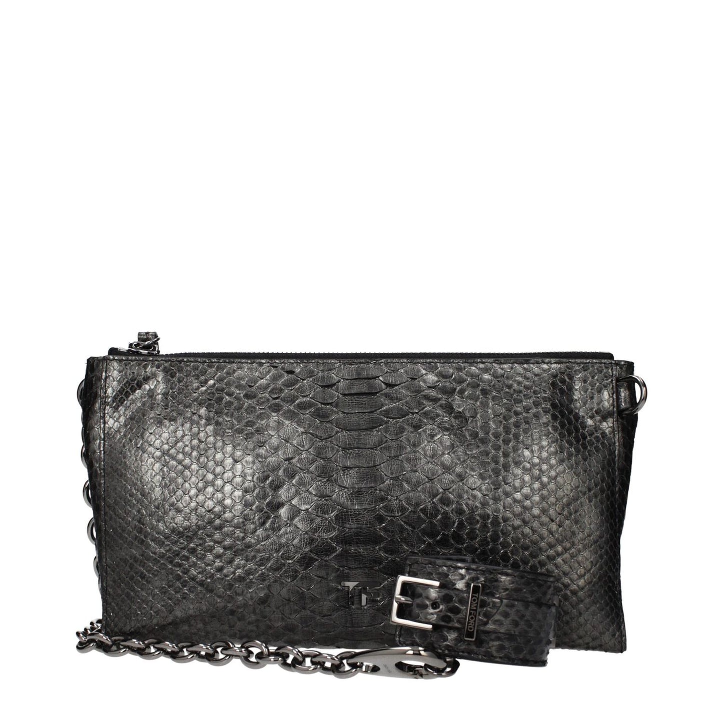 Tom Ford Gray Skin Handbag