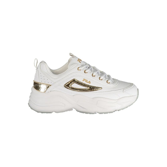 Fila White Polyester Women Sneaker