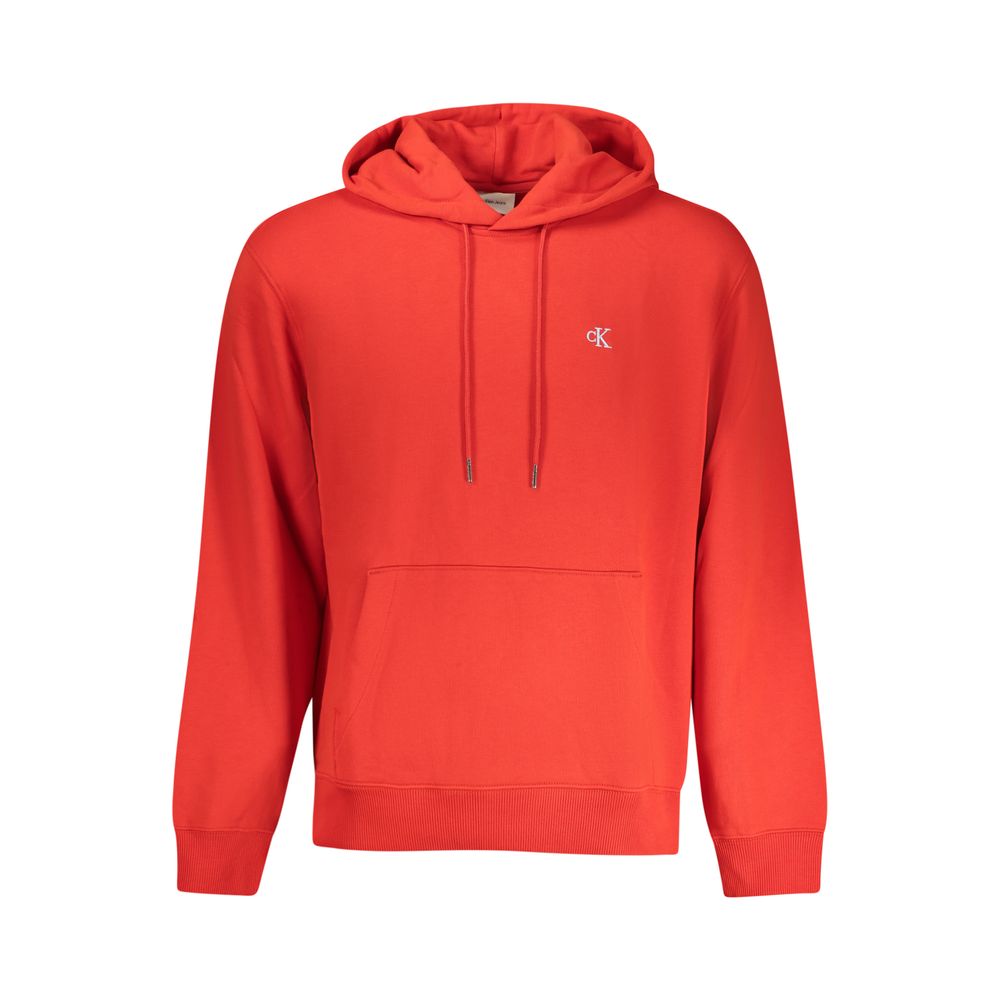 Calvin Klein Red Cotton Men Sweatshirt