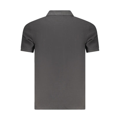 Calvin Klein Black Cotton Men Polo