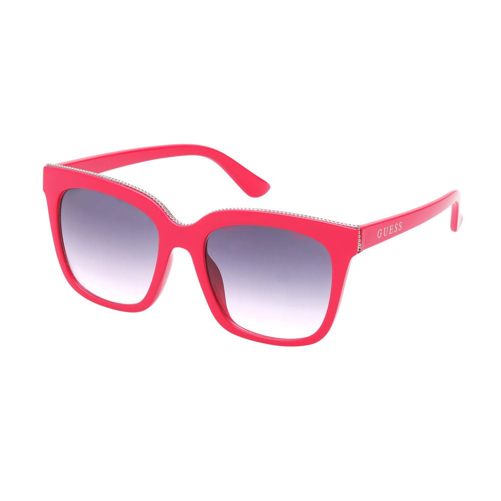Guess Multicolor Resin Sunglasses in pink with gradient lenses, women's style GO00045-5572B, size 55/19/150 mm, by Guess.