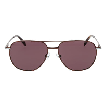 Hackett Brown Metal Sunglasses