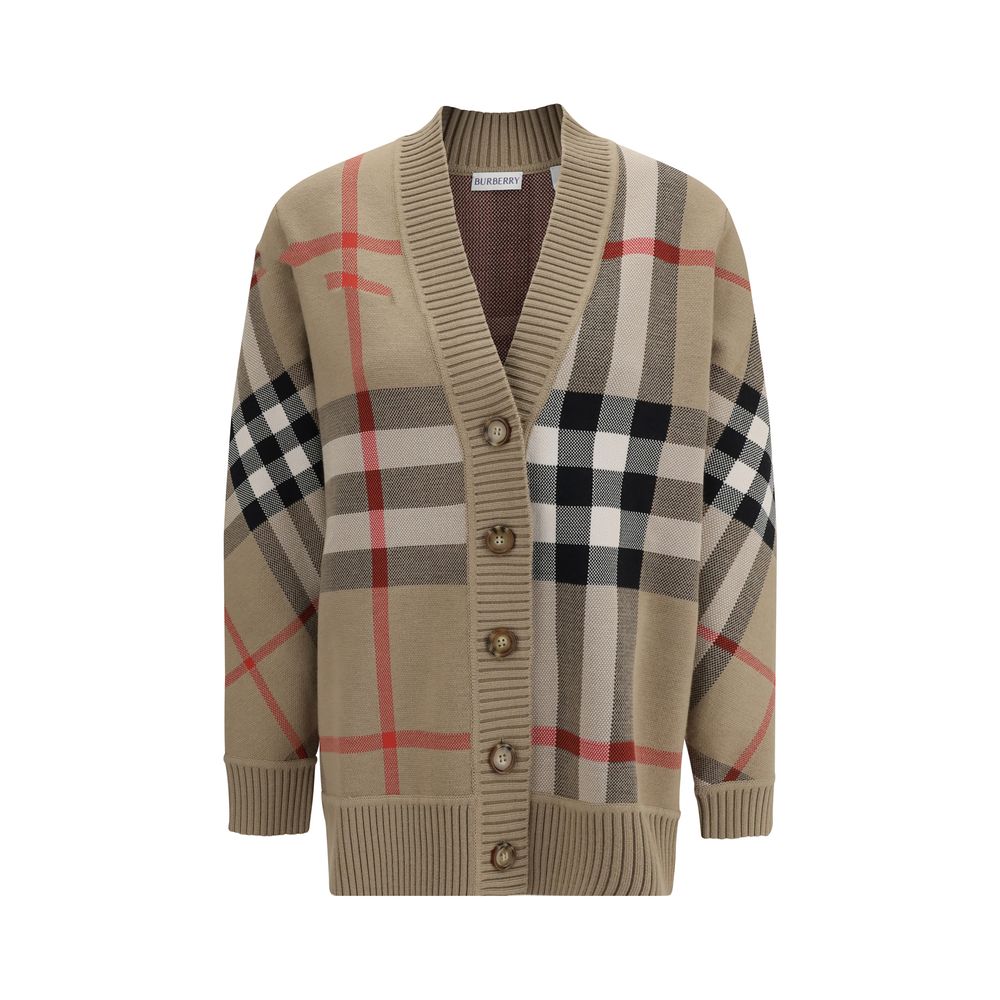 Burberry Beige Polyester Cardigan 1728,72470364320,Beige,Burberry,Cardigans - Sweaters - Clothing,Clothing,New with tags,S,Sweaters - Clothing,Women,XS