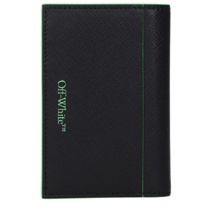 Off-White Black Leather Cardholder